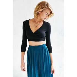 Kimchi Blue Ballet Wrap sweater